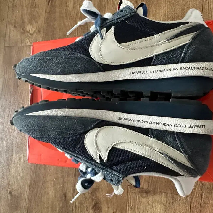 [BUNJANG] Nike sacai Fragment LD Waffle Navy 270 Sneakers / 나이키 sacai 프라그먼트 LD와플 네이비 270
