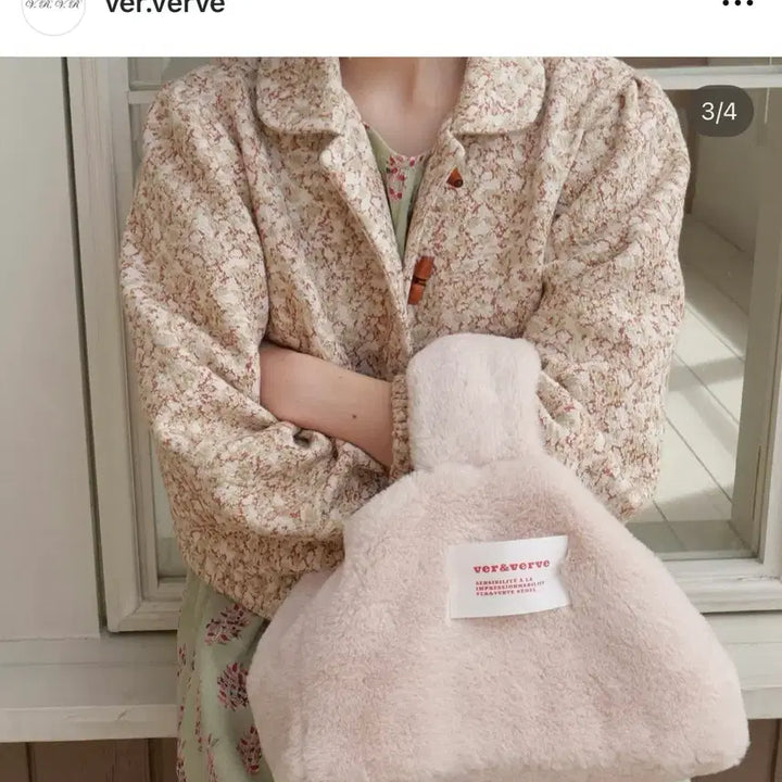 [BUNJANG] Bur and Verb Ivory Tote Bag / 버앤버브 가방