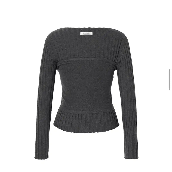 [BUNJANG] Zero Planet Selina Button Bustier Knit Set / 제로플래닛 셀리나 버튼 뷔스티에 니트 세트