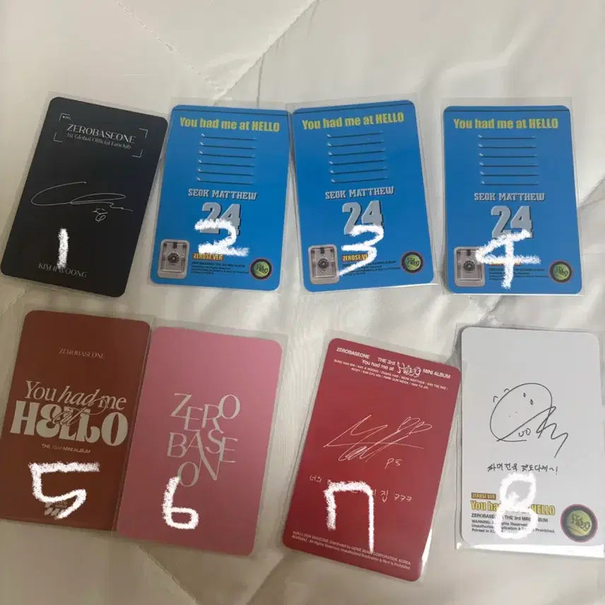 [BUNJANG] ZB1 Bundle Set Photocard / 제베원 포카 일괄 팔아요
