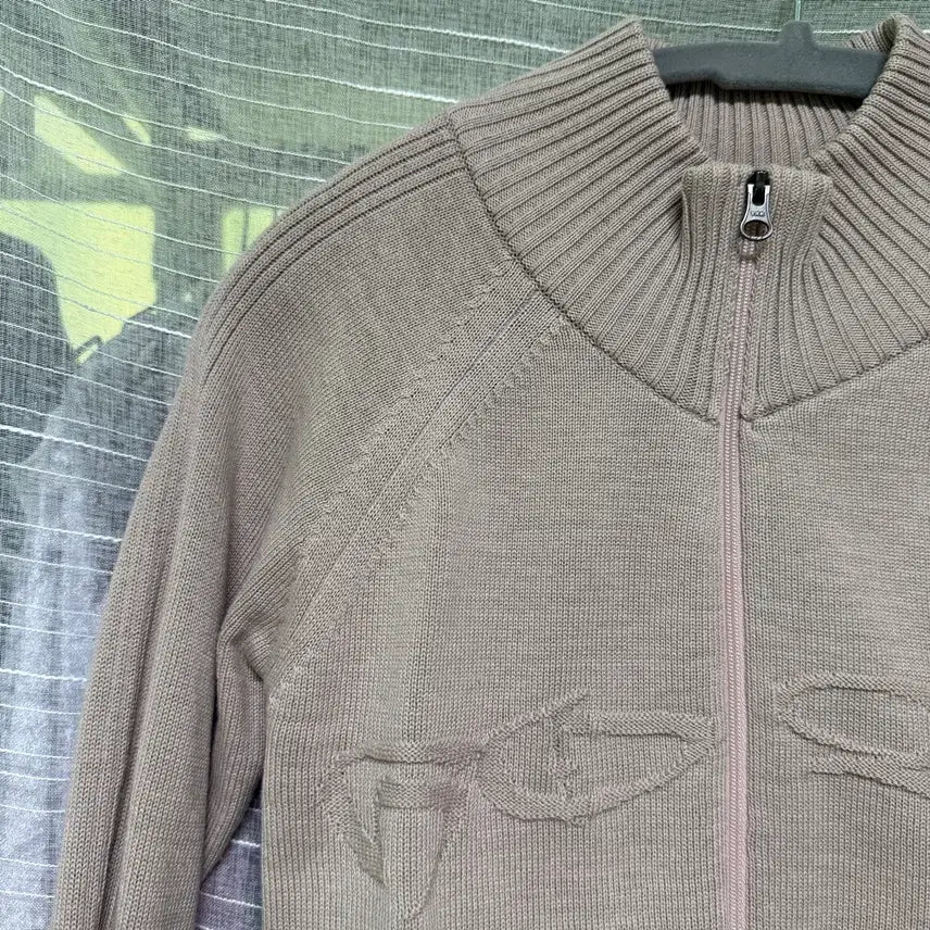 [BUNJANG] Sculptor Knit Zip-Up Cardigan XS / 스컬프터 니트 집업 가디건 XS