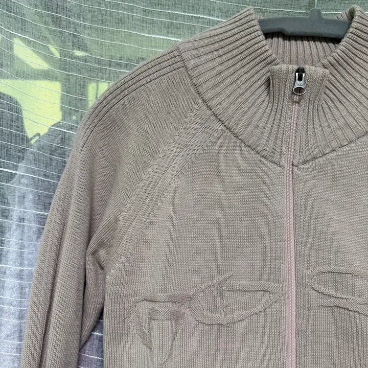 [BUNJANG] Sculptor Knit Zip-Up Cardigan XS / 스컬프터 니트 집업 가디건 XS
