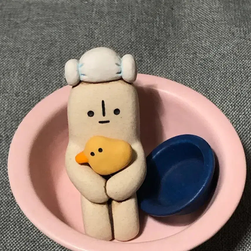 [BUNJANG] Toinz Bathing Pose Figure / 토인즈 목욕하는 척