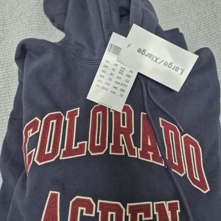 [BUNJANG] Brandy Melville Colorado Hoodie Navy / 브랜디멜빌 콜로라도 후드티 네이비