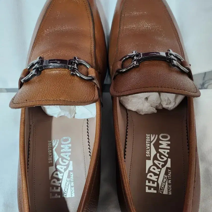 [BUNJANG] Salvatore Ferragamo Brown Leather Men&