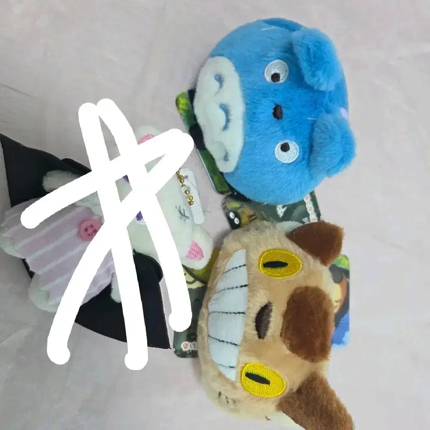 [BUNJANG] Totoro &amp; Coricori Stuffed Doll Keychain / 인형키링 (토토로)