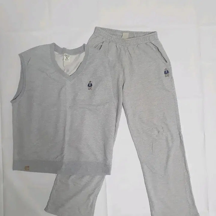 [BUNJANG] Who.A.U Steve Vest &amp; Wide Pants Set / 후아유 스티브 조끼&amp;와이드팬츠
