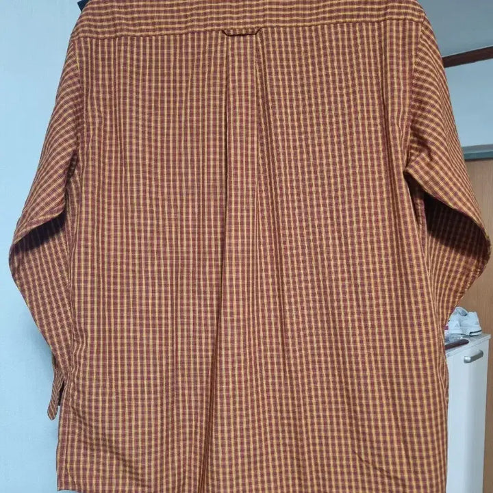 [BUNJANG] Kolon Sport Checked Long Sleeve Shirt (Size 100) / (세탁 완료)코오롱스포츠 체크 긴팔 셔츠 100사이즈