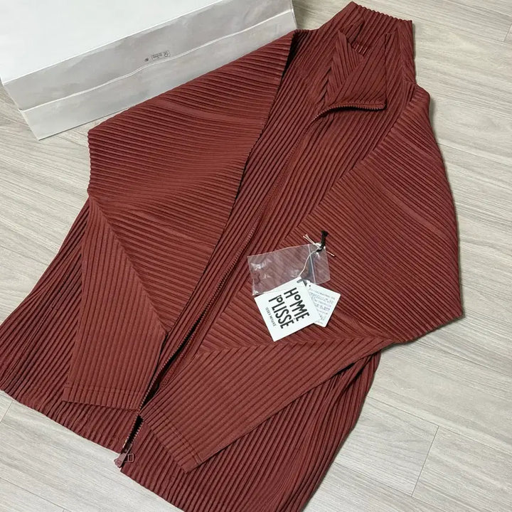 [BUNJANG] Homme Plissé Issey Miyake Zip-up Brown Size 3 / 이세이미야케 옴므플리세 집업 먼슬리판매