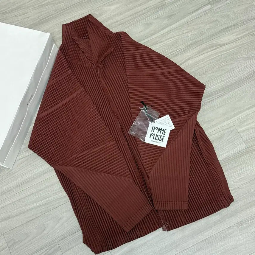 [BUNJANG] Homme Plissé Issey Miyake Zip-up Brown Size 3 / 이세이미야케 옴므플리세 집업 먼슬리판매
