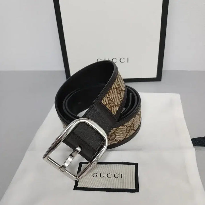 [SOLD OUT] 구찌 마이크로시마 GG 로고 벨트 정품 100/40