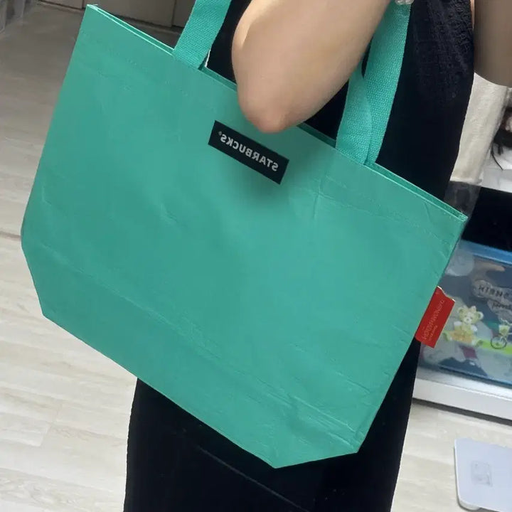 [BUNJANG] Starbucks Mint Eco-bag / 새상품 해외 스타벅스 굿즈 민트 에코백