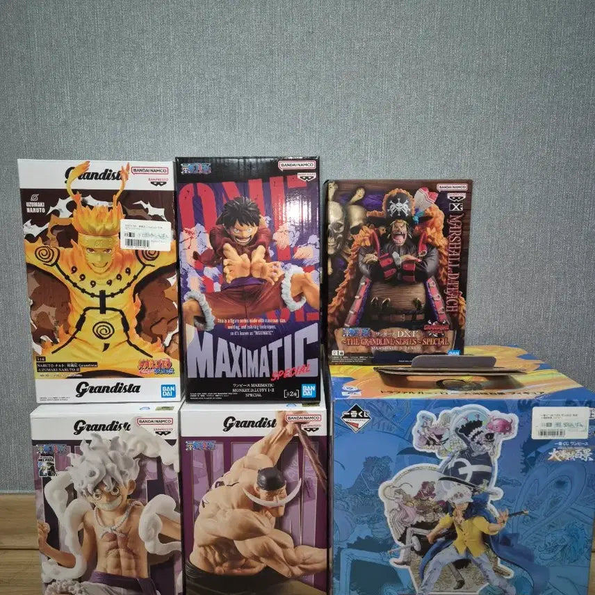 [BUNJANG] One Piece Luffy MAXIMATIC &amp; Blackbeard DXF Figures / 원피스 루피 MAXIMATIC &amp; 검은수염 DXF 피규어