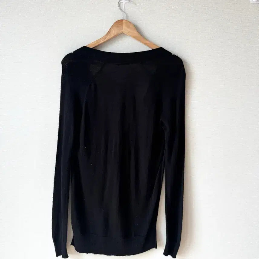 [BUNJANG] See By Chloe Wool Silk Blend Black Cardigan / SEE BY CHLOE 끌로에 울실크 혼방 블랙 가디건 55