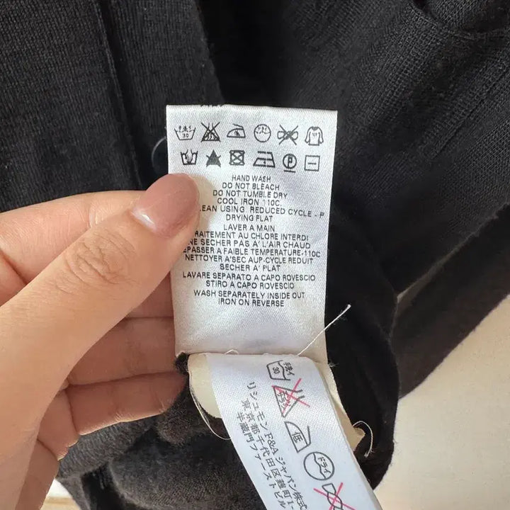 [BUNJANG] See By Chloe Wool Silk Blend Black Cardigan / SEE BY CHLOE 끌로에 울실크 혼방 블랙 가디건 55