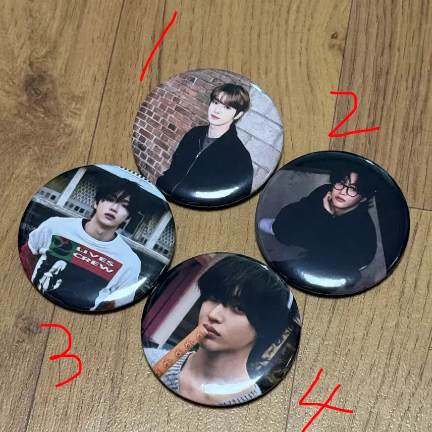 [SOLD OUT] 라이즈 원빈, 성찬 핀버튼 뱃지 비공굿 판매