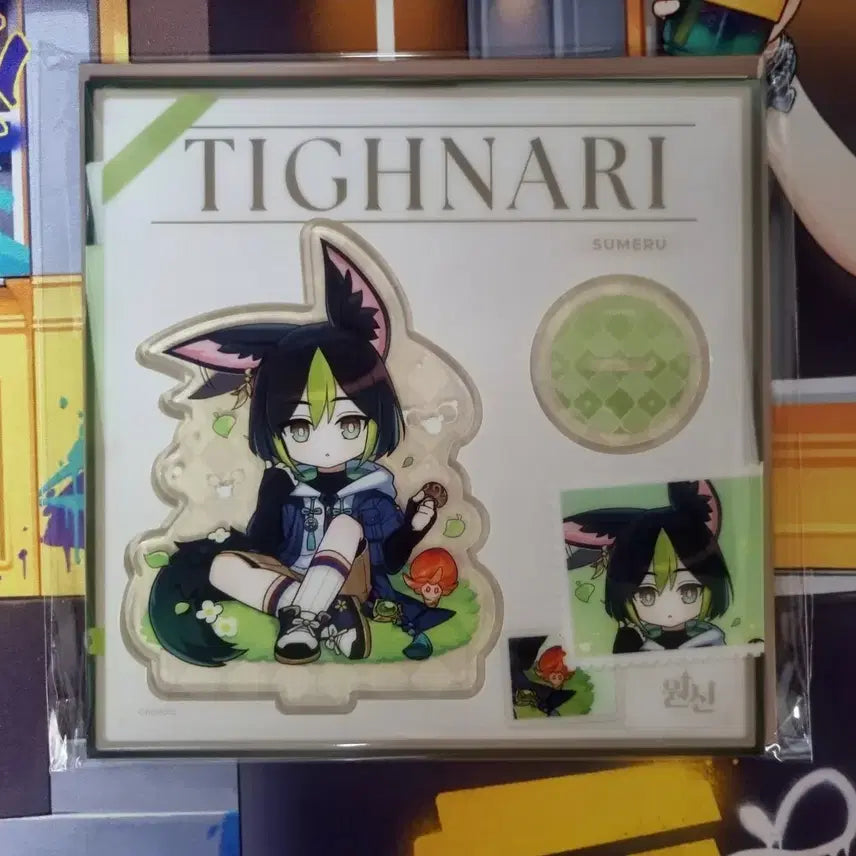 [BUNJANG] Genshin Cafe Tighnari Acrylic Stand / 원신카페 소풍시리즈 타이나리 아크릴 스탠드 판매