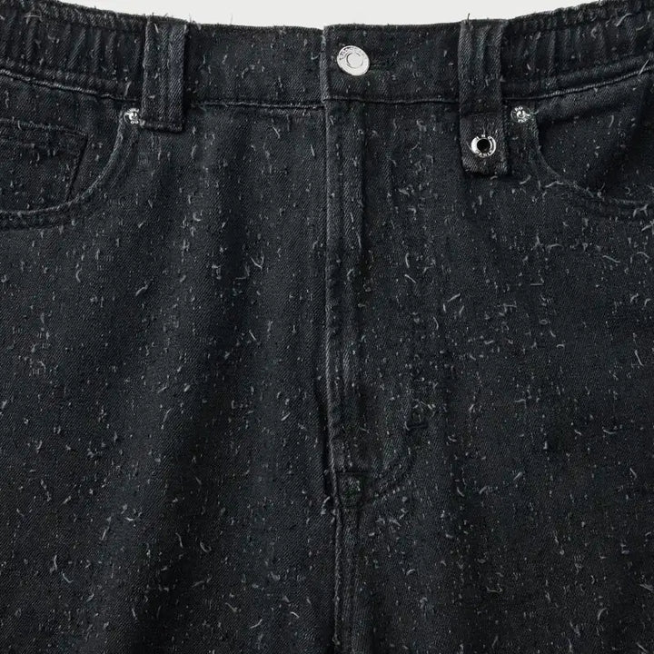 [BUNJANG] IRO Man PZUREE Denim Punching Bermuda Banding Shorts / 이로 맨 PZUREE 데님 펀칭 버뮤다 밴딩 쇼츠