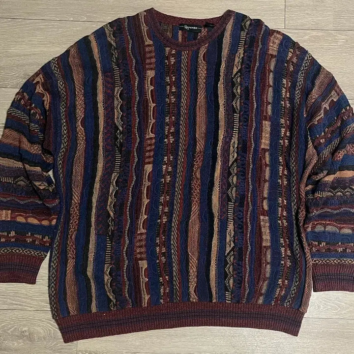 [BUNJANG] Vintage Cable Knit Sweater 2XL / 빈티지 케이블 니트 스웨터 2XL
