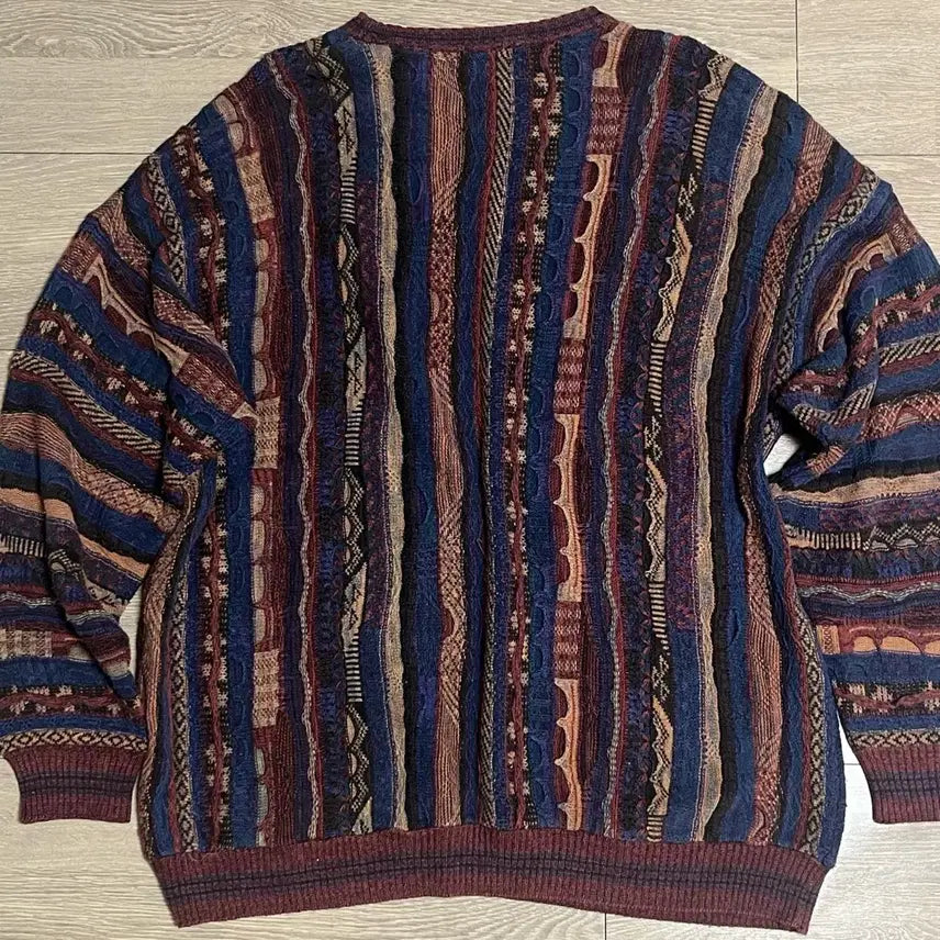 [BUNJANG] Vintage Cable Knit Sweater 2XL / 빈티지 케이블 니트 스웨터 2XL