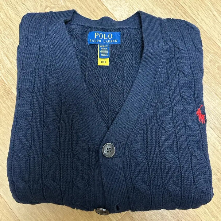 [BUNJANG] Polo Ralph Lauren Boys Navy Knit Cardigan / 폴로 랄프로렌 보이즈 네이비 니트 가디건