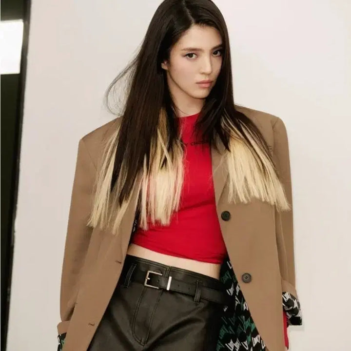 [BUNJANG] Lucky Chouette Camel Jacket / 럭키슈에뜨자켓