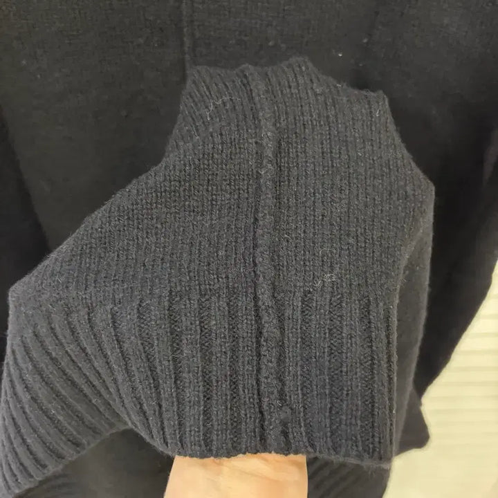 [BUNJANG] SEKANSKEEN Loose Knit Dress Black / 울100% SEKANSKEEN 세컨스킨 루즈 니트 원피스 블랙