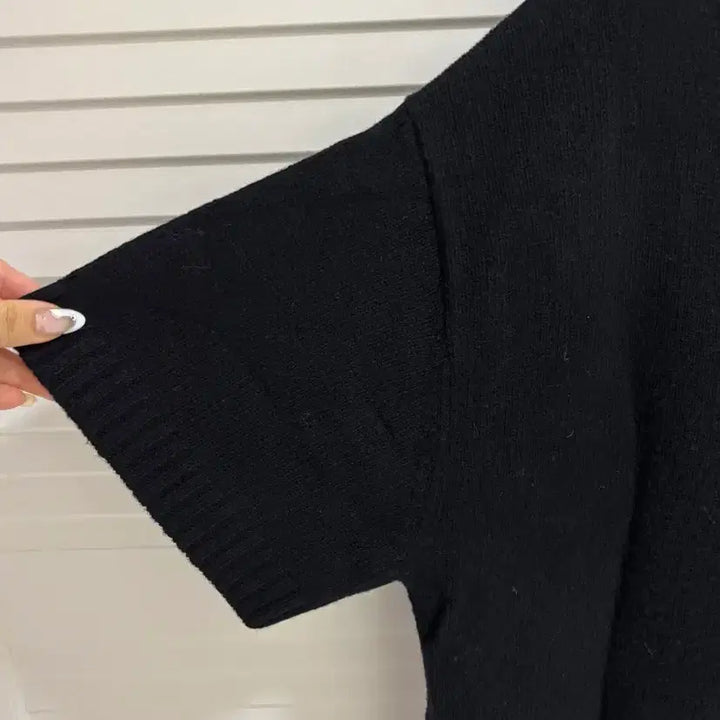 [BUNJANG] SEKANSKEEN Loose Knit Dress Black / 울100% SEKANSKEEN 세컨스킨 루즈 니트 원피스 블랙