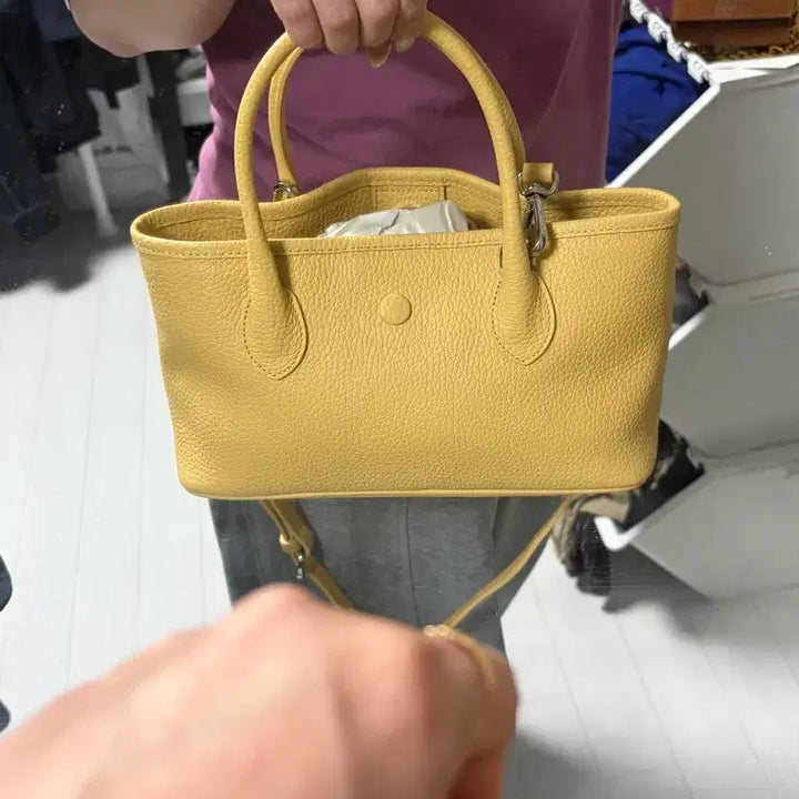 [BUNJANG] Bonggeut Dumm Dumm Open Dot Small Butter Yellow / 봉긋 덤덤오픈도트 스몰 버터옐로우