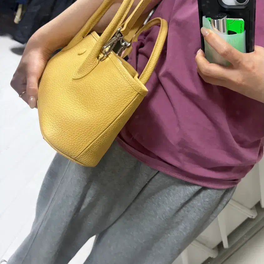 [BUNJANG] Bonggeut Dumm Dumm Open Dot Small Butter Yellow / 봉긋 덤덤오픈도트 스몰 버터옐로우