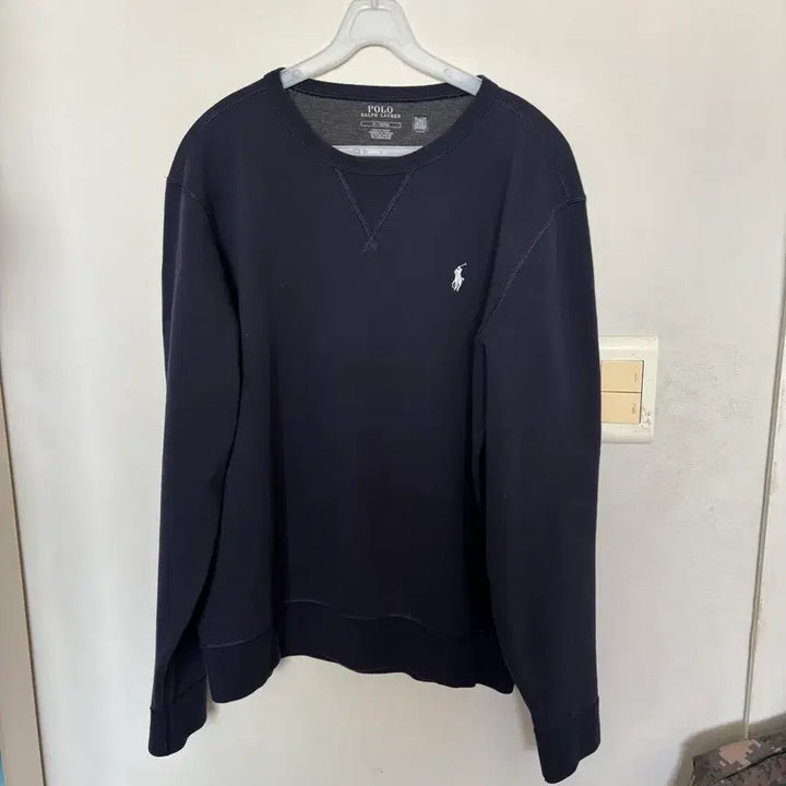 [BUNJANG] Polo Ralph Lauren M Size Navy Sweatshirt / 폴로 맨투맨 정품