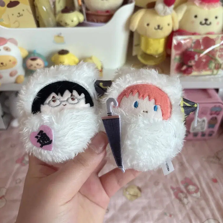 [SOLD OUT] 은혼 타피누이 신파치 카구라 인형키링 일괄