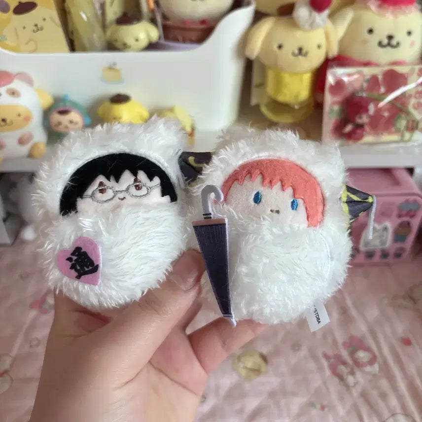 [SOLD OUT] 은혼 타피누이 신파치 카구라 인형키링 일괄