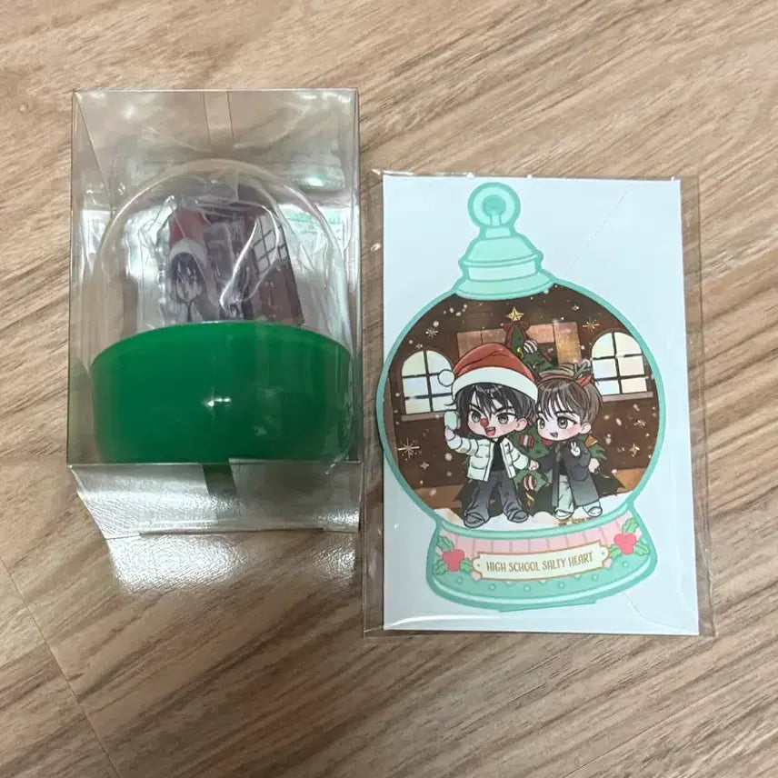 [BUNJANG] Highschool Ssolti Heart Christmas Capsule Acrylic Postcard Bundle Set / 하이스쿨솔티하트 하솔하 크리스마스 캡슐 아크릴 엽서 일괄