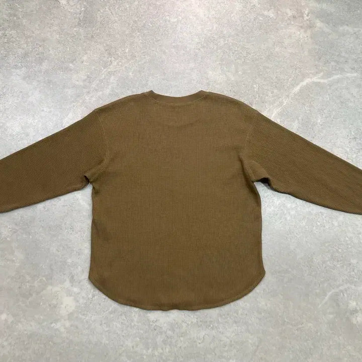 [BUNJANG] Uniqlo Waffle Crew Neck Shirt / UNILO 와플 크루넥 셔츠
