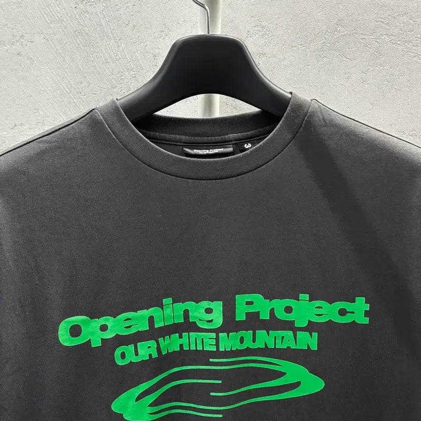[SOLD OUT] 오프닝프로젝트 반팔 티셔츠 차콜 XL