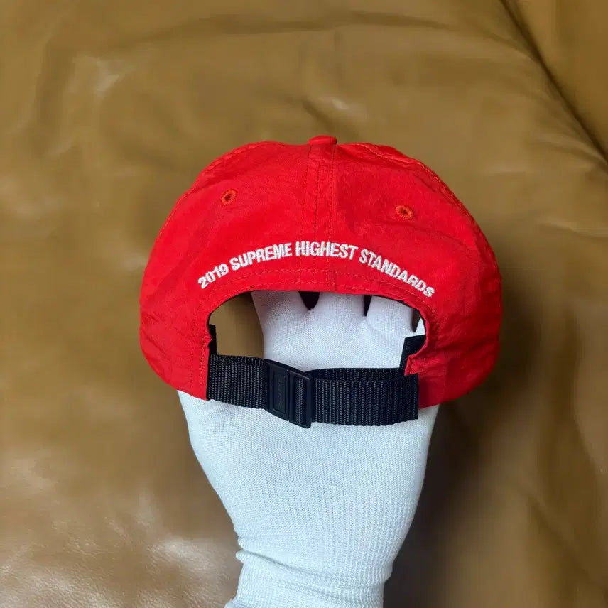 [BUNJANG] Supreme 6-Panel Ball Cap Hat Snow Mountain Red / 슈프림 6패널 볼캡 모자 설산 레드