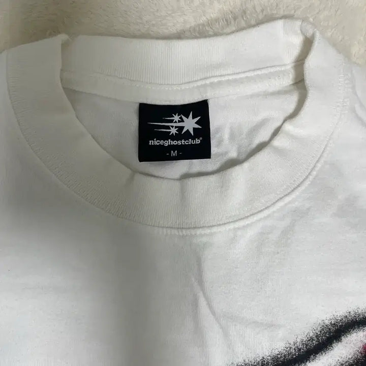 [BUNJANG] Nice Ghost Club Big Ribbon T-shirt / 나이스고스트클럽 big ribbon big big tee[white]