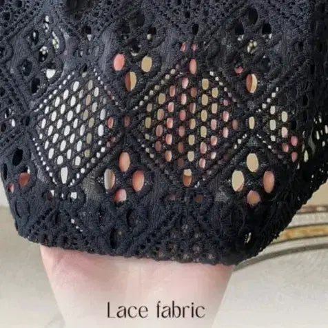 [BUNJANG] Black Lace Midi Dress / 블랙 레이스 원피스