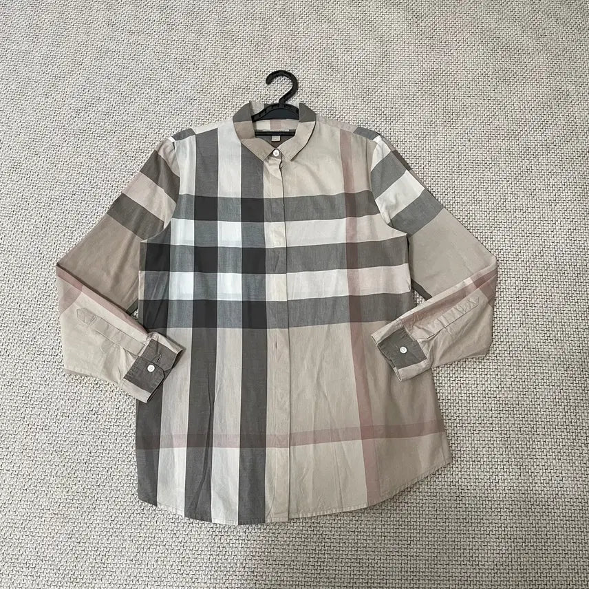 [BUNJANG] Burberry Nova Check Shirt / M 버버리 여성 노바체크 셔츠 남방 N.7277