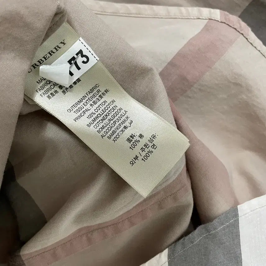 [BUNJANG] Burberry Nova Check Shirt / M 버버리 여성 노바체크 셔츠 남방 N.7277