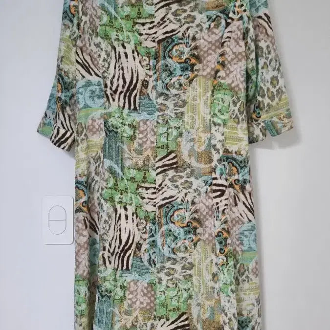 [BUNJANG] Ribbon Patterned Shirt Dress / " 리본 " 셔츠형 원피스