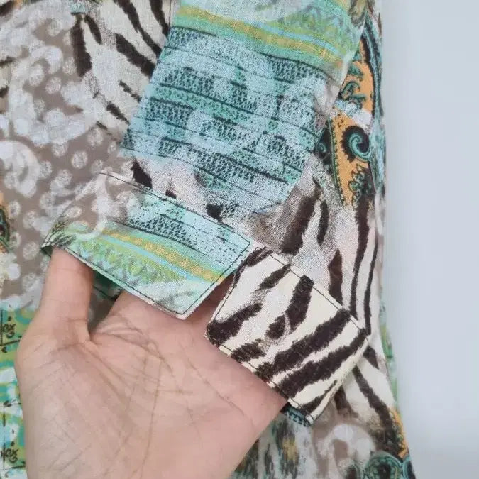 [BUNJANG] Ribbon Patterned Shirt Dress / " 리본 " 셔츠형 원피스