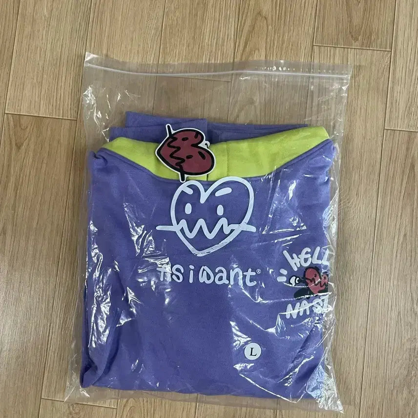 [BUNJANG] As I Want Purple Hoodie (Size L) / 보라색 후드티 (사이즈 L)