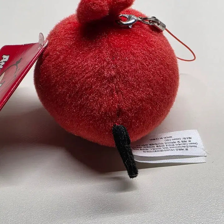 [BUNJANG] Angry Birds Red Bird Plush Keyring / 앵그리버드 빨간새 인형 키링 줄고리