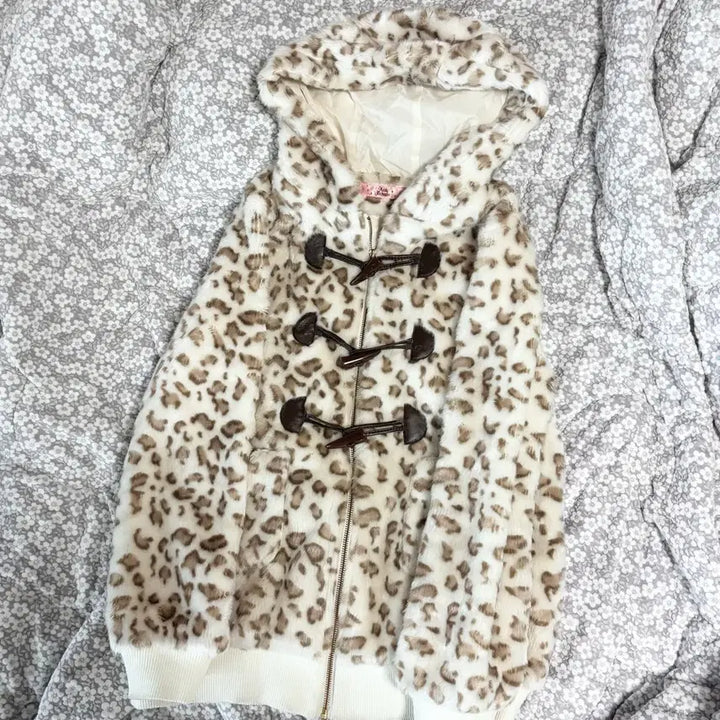 [SOLD OUT] 오늘만이가격+택포) 앙크루즈 호피무늬 레오파드 갸루 네코미미 라떼오네갸루