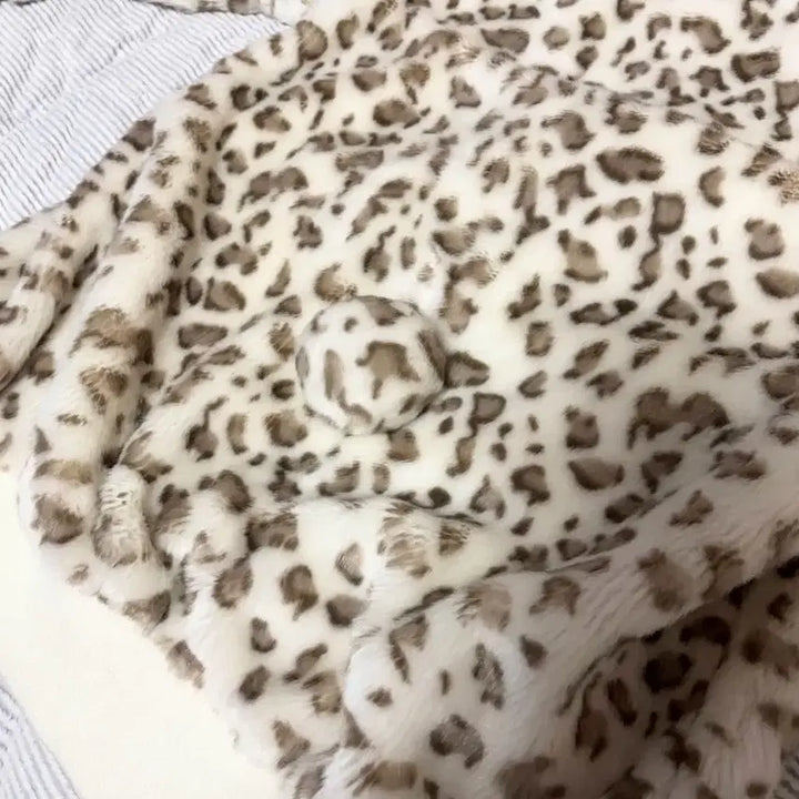 [SOLD OUT] 오늘만이가격+택포) 앙크루즈 호피무늬 레오파드 갸루 네코미미 라떼오네갸루
