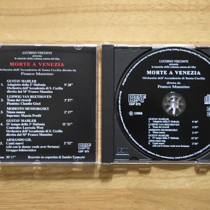[BUNJANG] Morte A Venezia (Death in Venice) OST CD / CD 음반 Morte A Venezia 베니스에서의 죽음 OST