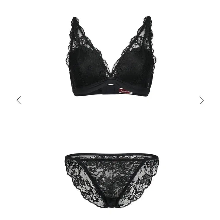 [BUNJANG] 퀸비아 란제리 세트 Quinvia Signature Set Black / 퀸비아 란제리 세트 Quinvia Signature Set Black