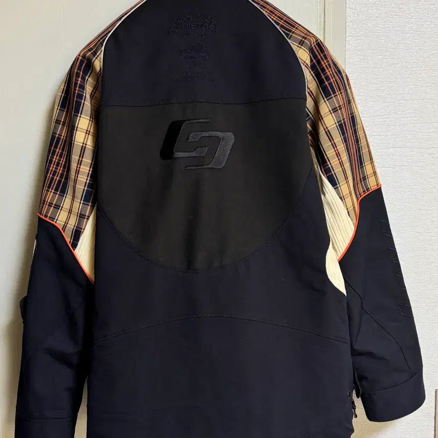 [BUNJANG] Customellow Check Patchwork Jacket / 커스텀멜로우 체크 배색 패치 자켓 48/10